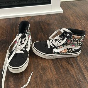 Girls size 13 Vans hi-tops